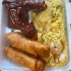 Best 烧排骨&春卷B.B.Q Spare Ribs (2) & Pork Egg Roll (2) in Baton Rouge, LA